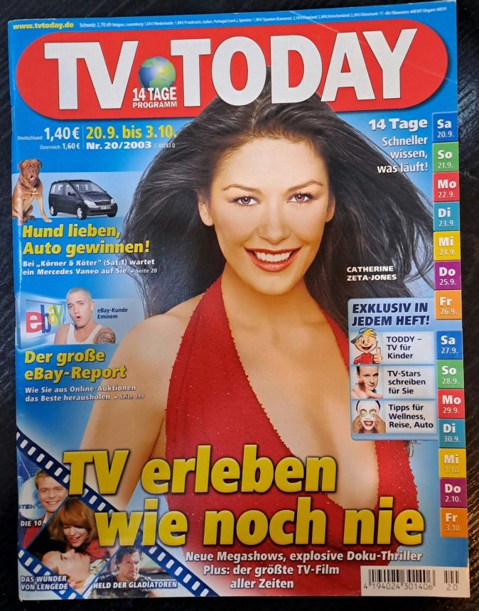 TV TODAY magazine side cover 20 September 2003