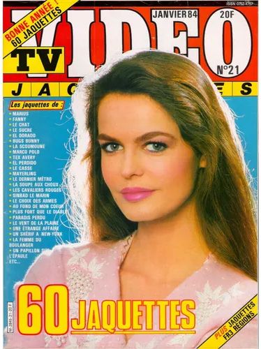 TV VIDEO JAQUETTES magazine side cover Issue 21  January 1984