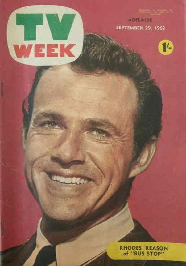 TV WEEK (AUSTRALIA) magazine side cover 29 September 1962