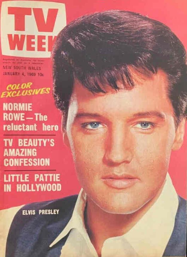 TV WEEK (AUSTRALIA) magazine side cover 4 January 1969