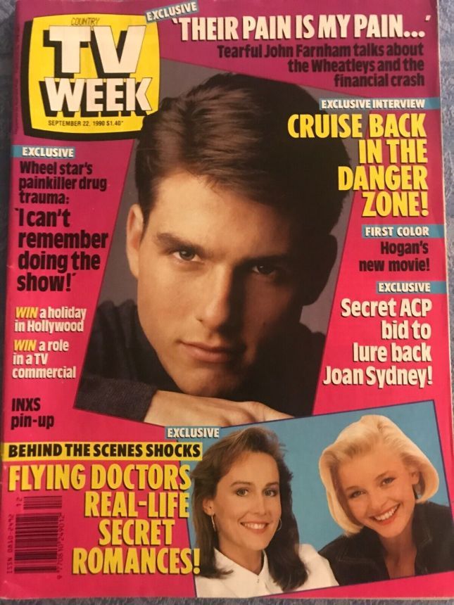 TV WEEK (AUSTRALIA) magazine side cover 22 September 1990