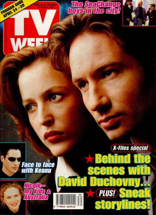 TV WEEK (AUSTRALIA) magazine side cover 24 April 1999