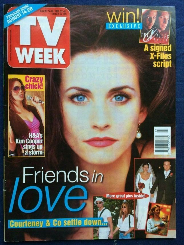 TV WEEK (AUSTRALIA) magazine side cover 14 August 1999