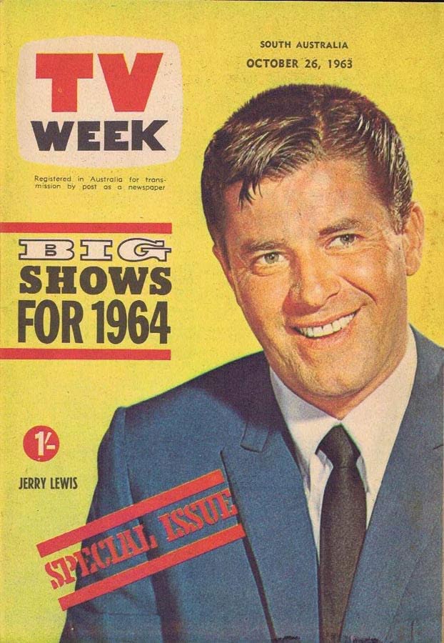 TV WEEK (AUSTRALIA) magazine side cover 26 October 1963