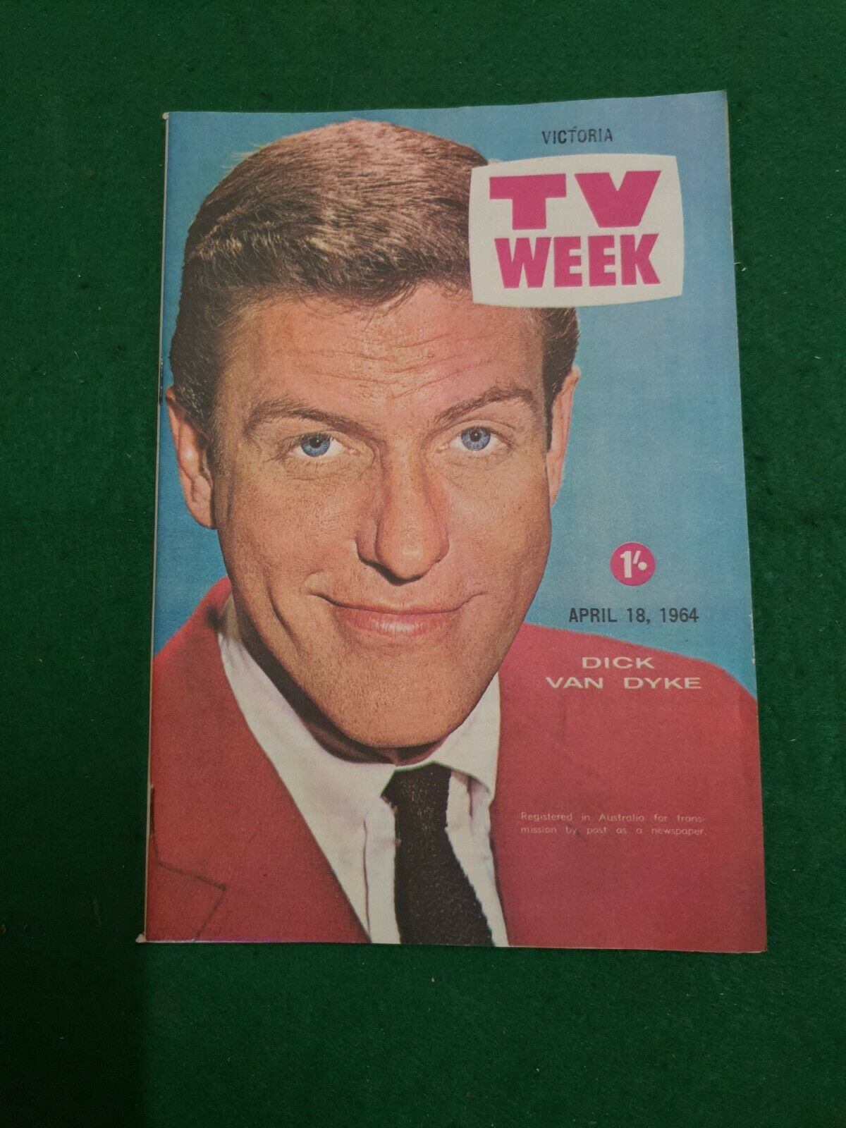 TV WEEK (AUSTRALIA) magazine side cover 18 April 1964