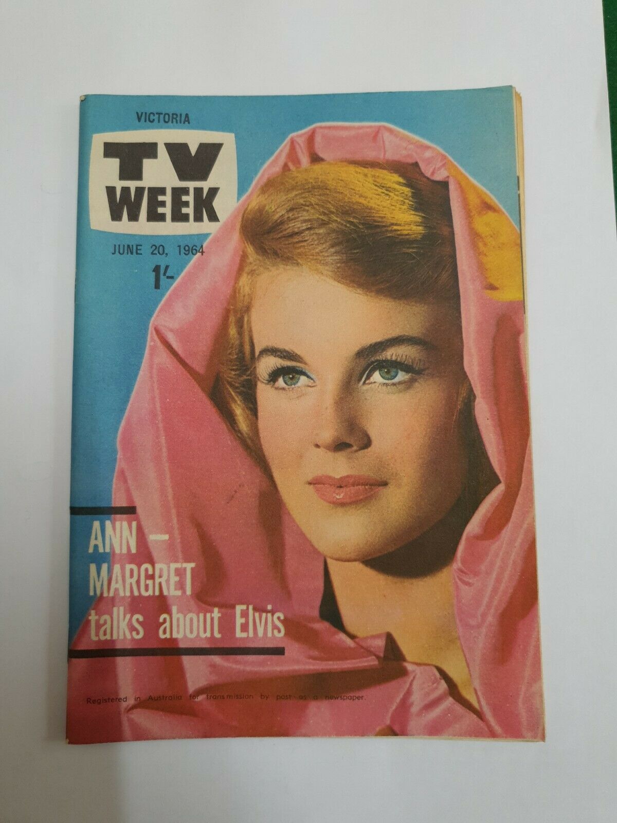 TV WEEK (AUSTRALIA) magazine side cover 20 June 1964