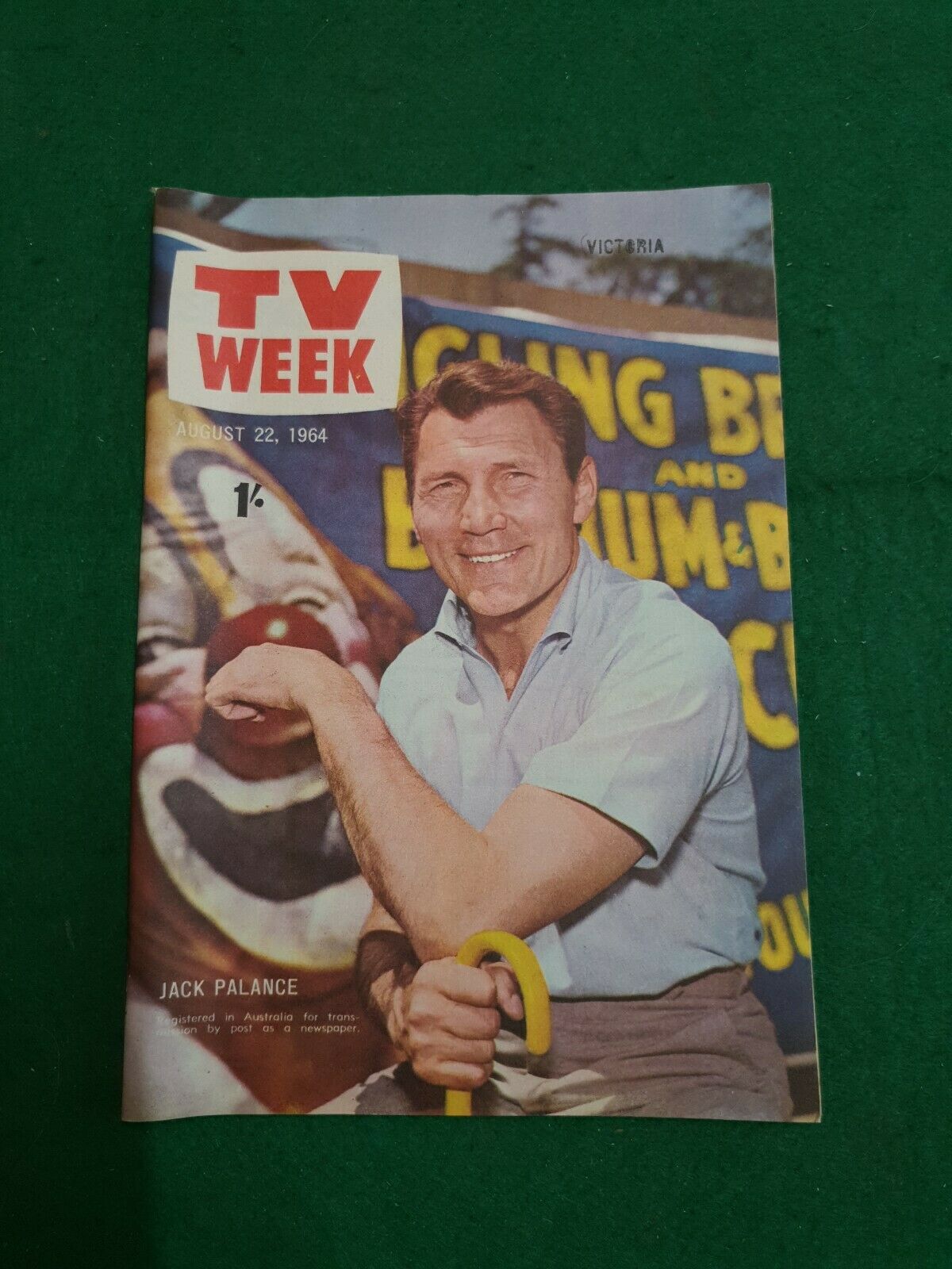 TV WEEK (AUSTRALIA) magazine side cover 22 August 1964