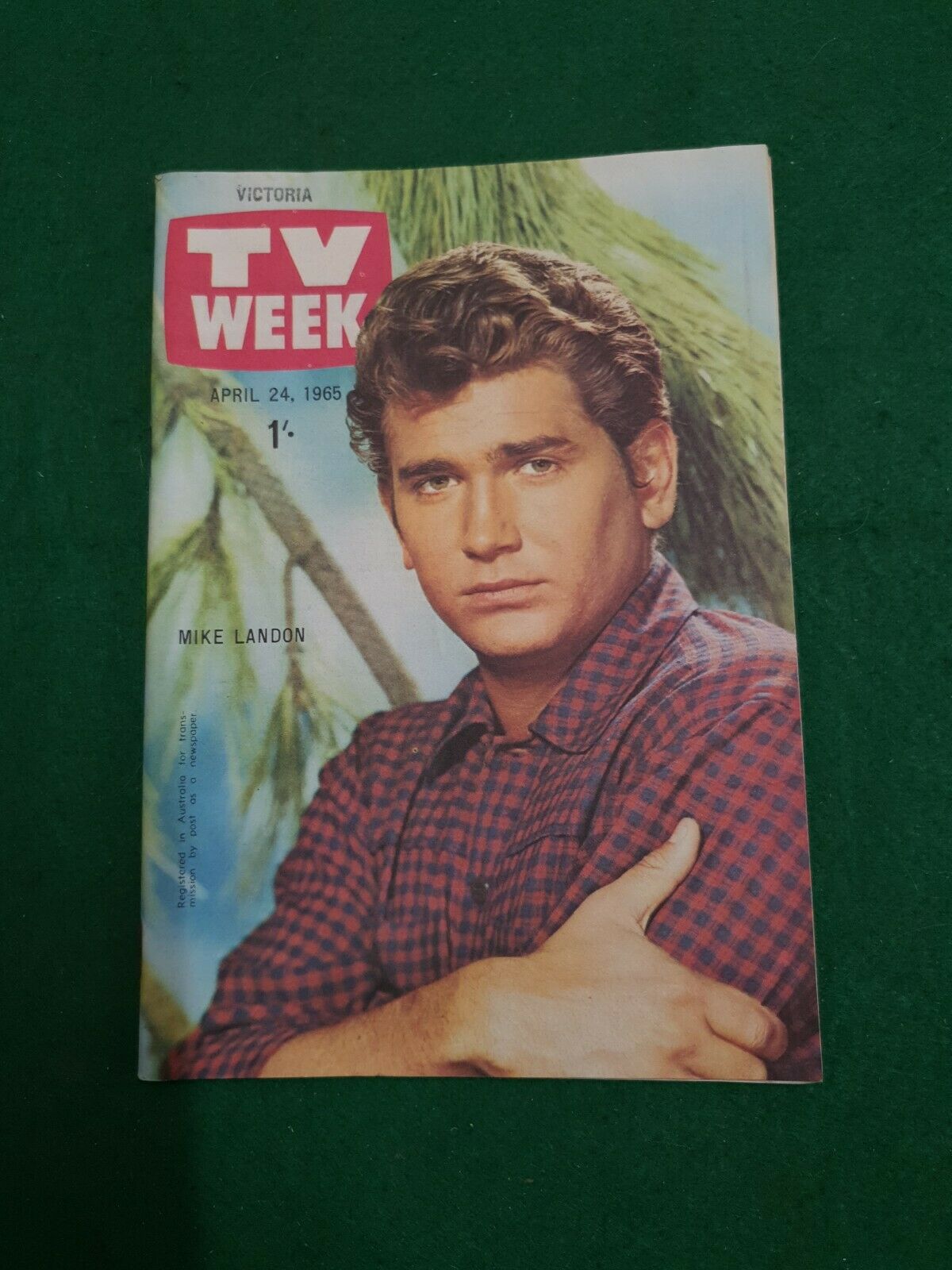 TV WEEK (AUSTRALIA) magazine side cover 24 April 1965
