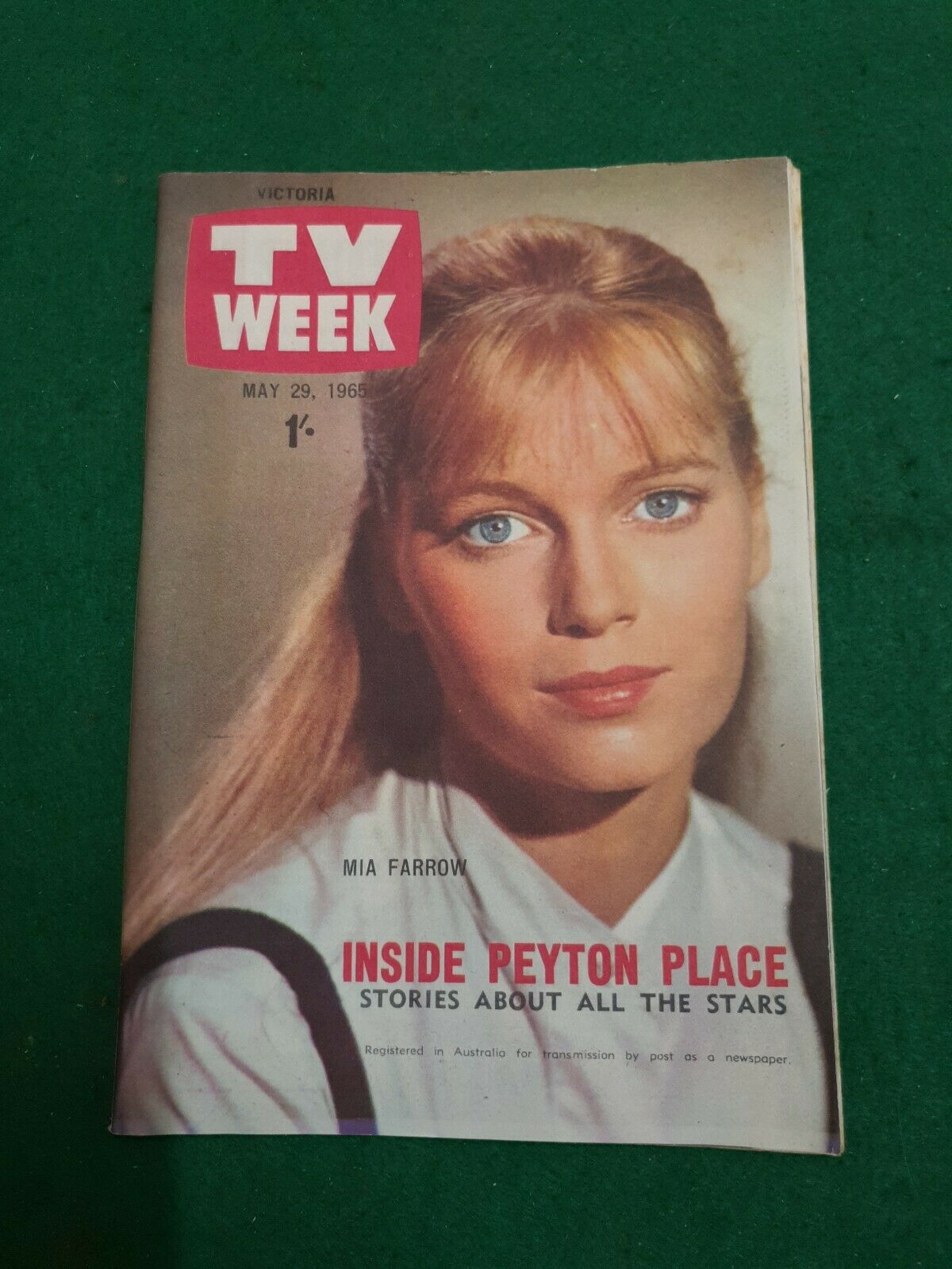 TV WEEK (AUSTRALIA) magazine side cover 29 May 1965