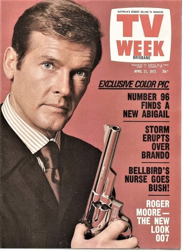 TV WEEK (AUSTRALIA) magazine side cover 21 April 1973