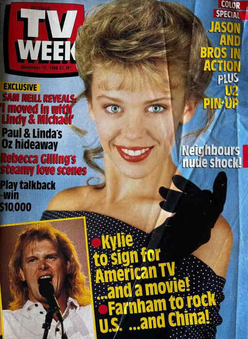 TV WEEK (AUSTRALIA) magazine side cover 12 November 1988