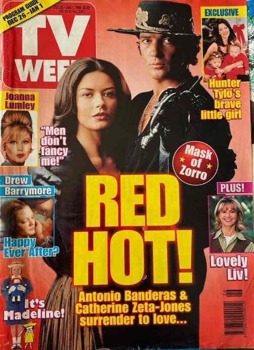 TV WEEK (AUSTRALIA) magazine side cover 25 December 1997