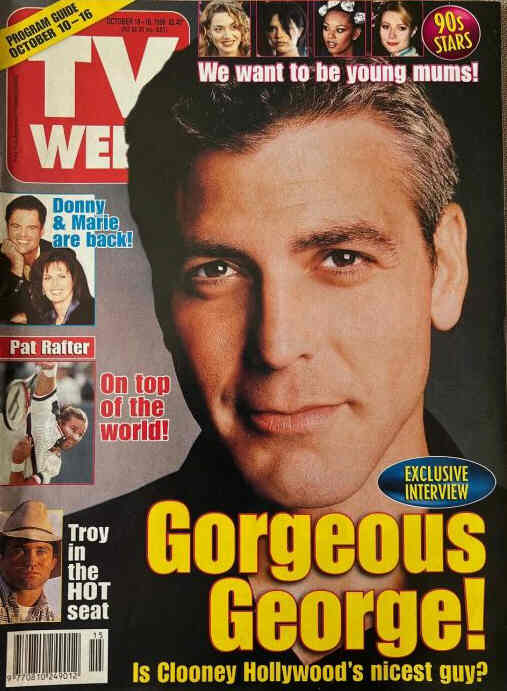TV WEEK (AUSTRALIA) magazine side cover 10 October 1998