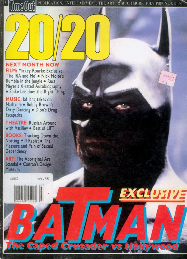 20/20 magazine side cover Issue 4 July 1989