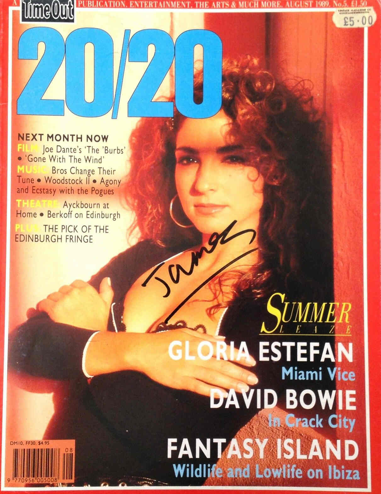 20/20 magazine side cover Issue 5 August 1989