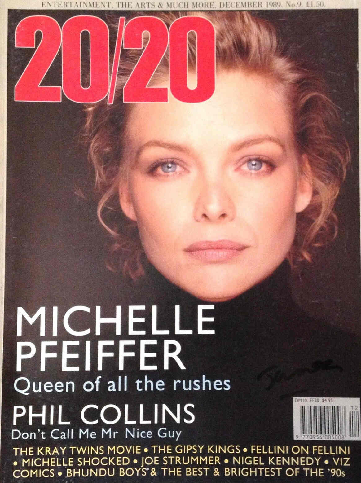 20/20 magazine side cover Issue 9 December 1989