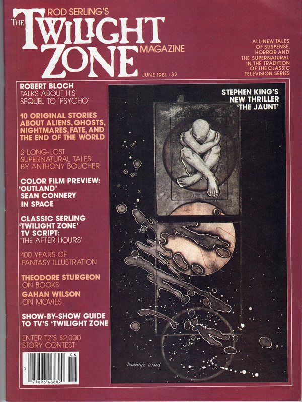 TWILIGHT ZONE magazine side cover June 1981
