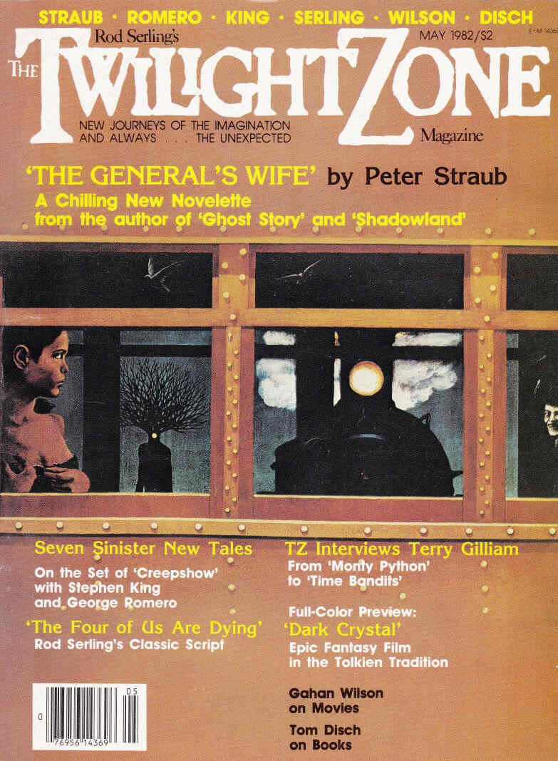 TWILIGHT ZONE magazine side cover May 1982