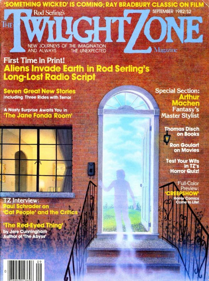TWILIGHT ZONE magazine side cover September 1982