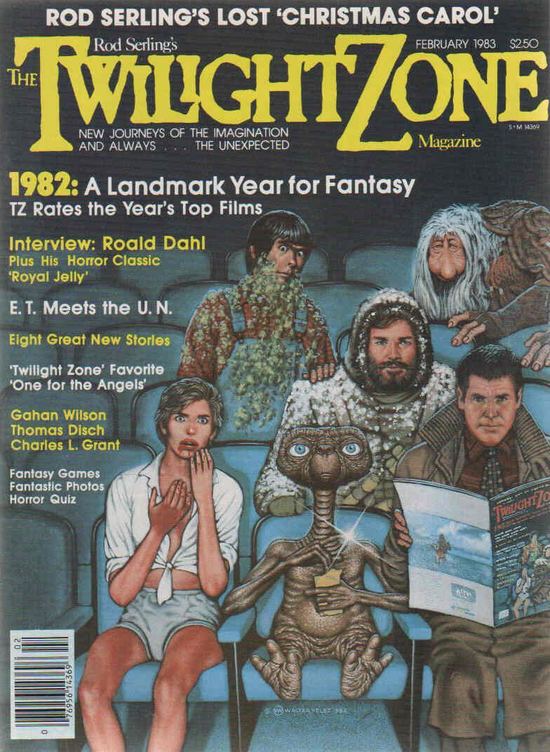 TWILIGHT ZONE magazine side cover February 1983