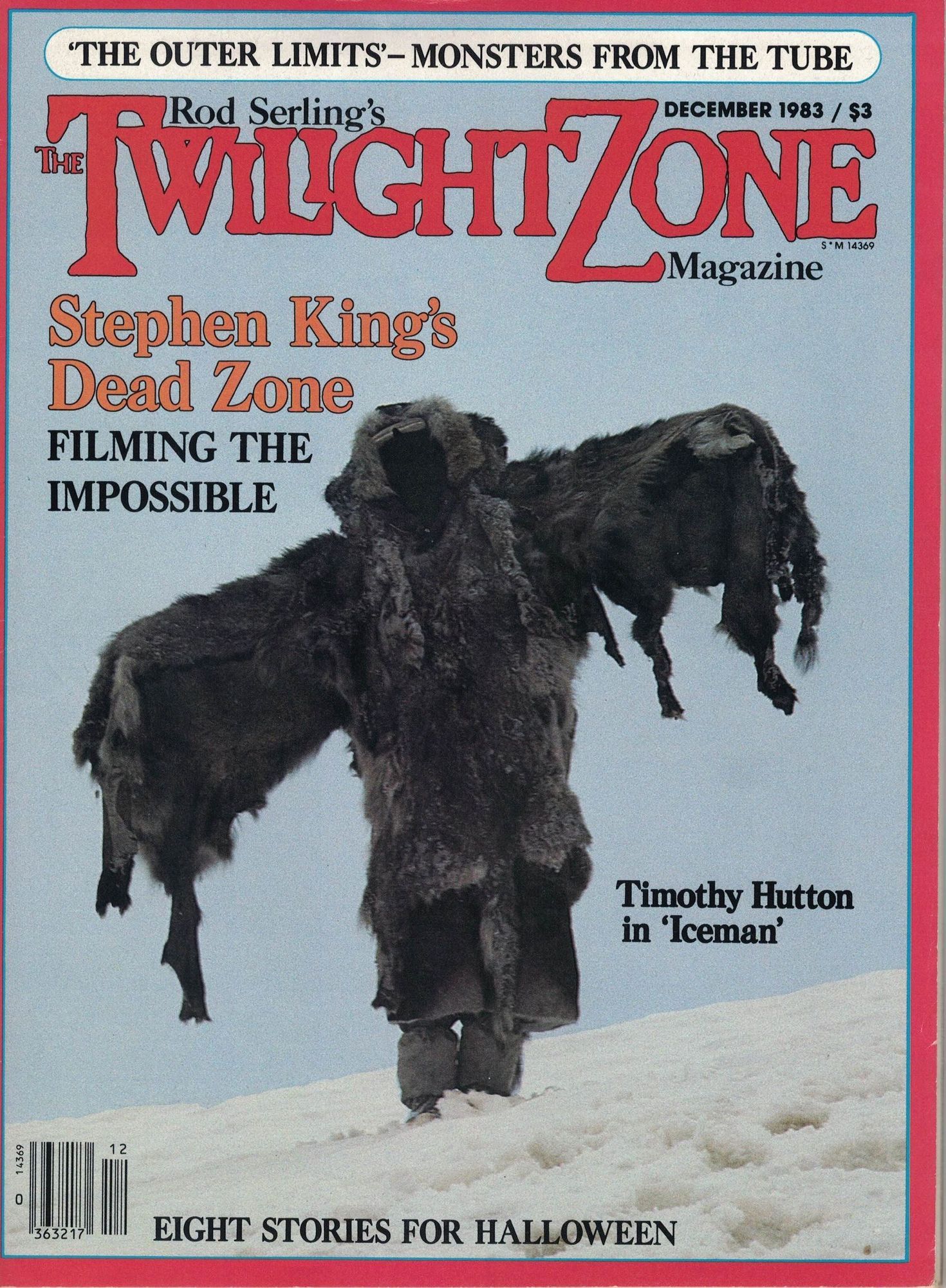 TWILIGHT ZONE magazine side cover December 1983