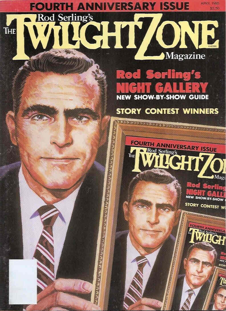 TWILIGHT ZONE magazine side cover April 1985