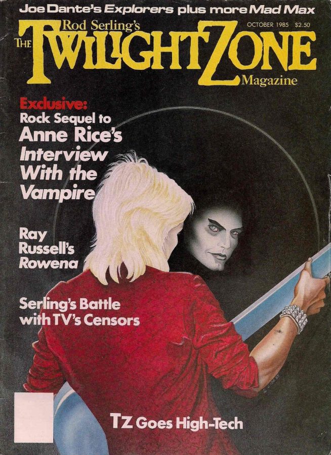 TWILIGHT ZONE magazine side cover October 1985