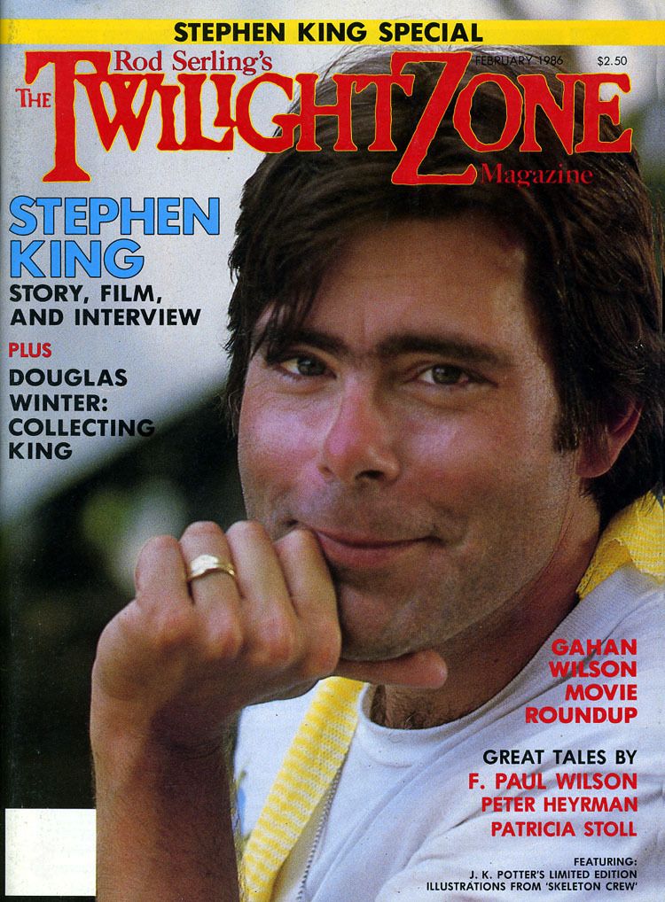 TWILIGHT ZONE magazine side cover February 1986