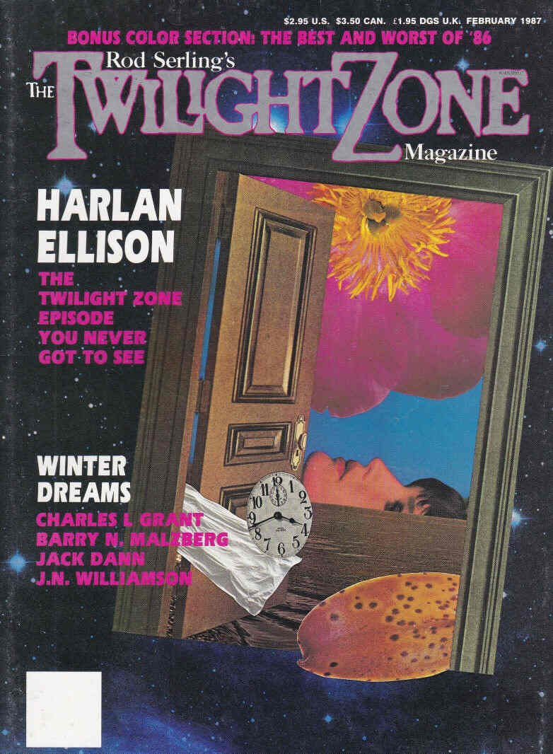 TWILIGHT ZONE magazine side cover February 1987