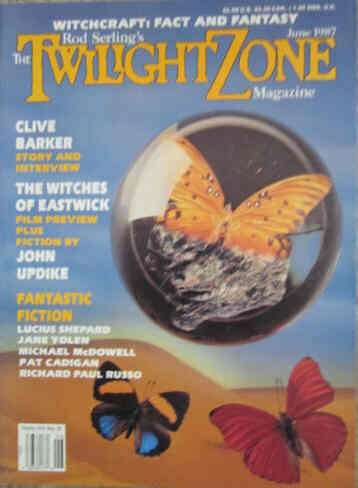 TWILIGHT ZONE magazine side cover June 1987