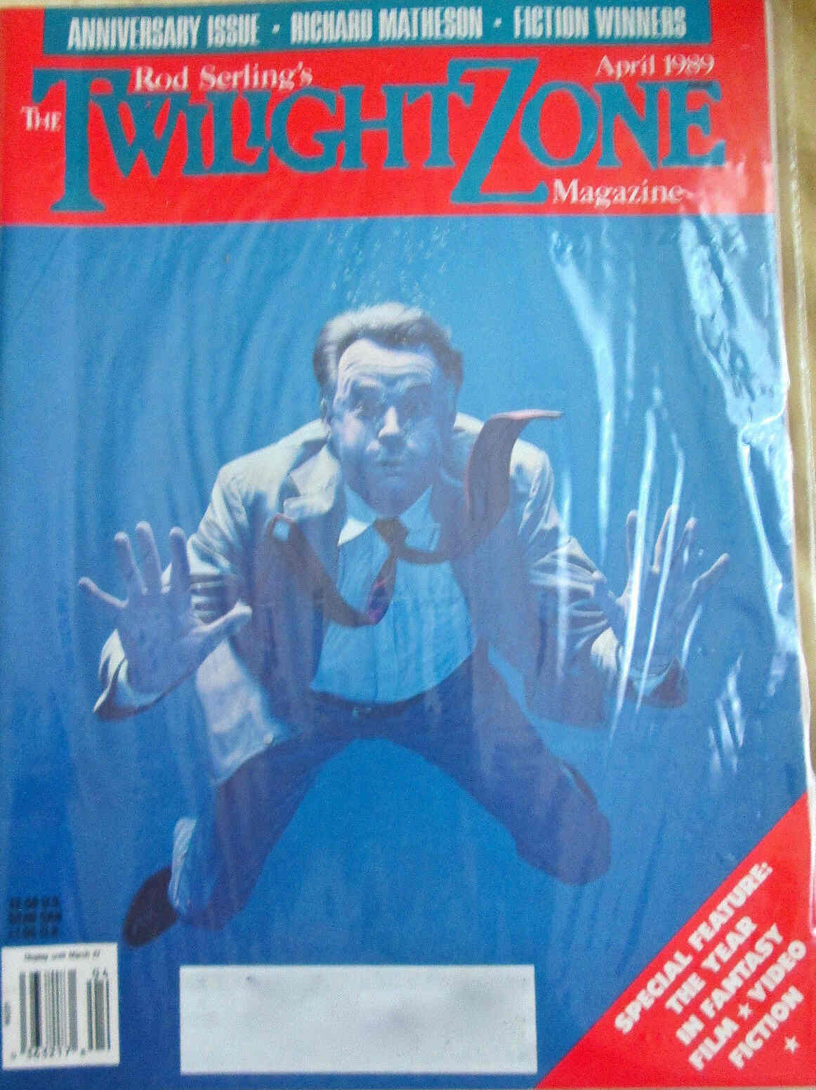 TWILIGHT ZONE magazine side cover April 1989