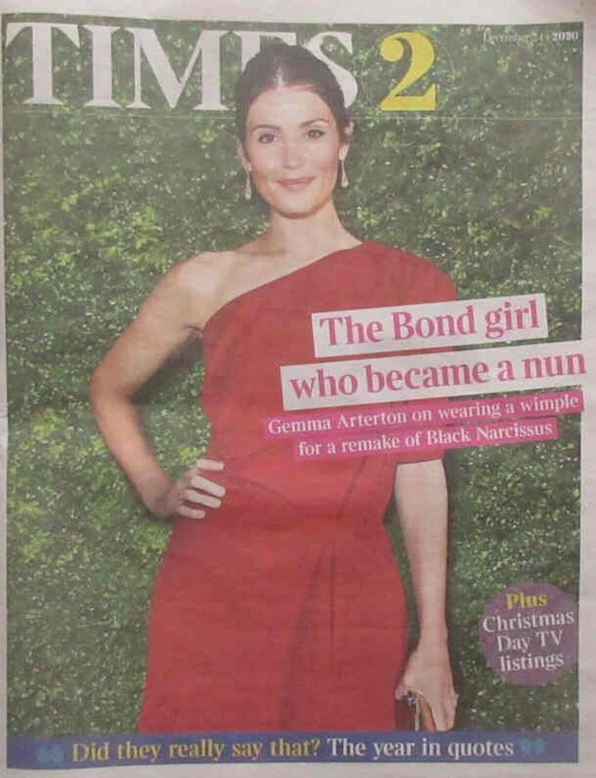 TWO ARTS magazine side cover 24 December 2020