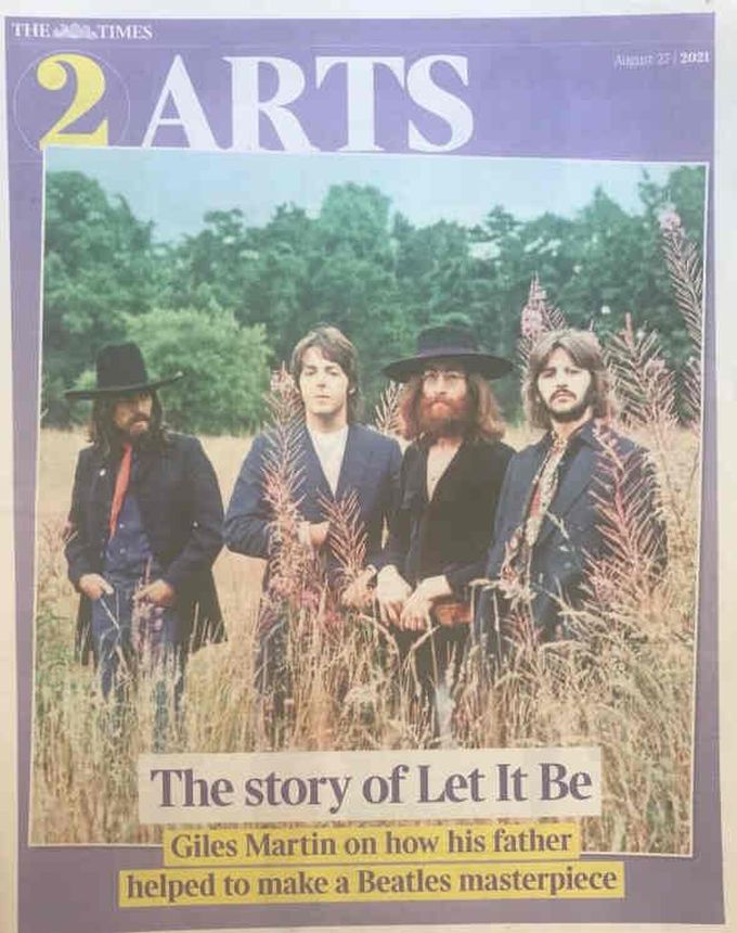 TWO ARTS magazine side cover 27 August 2021