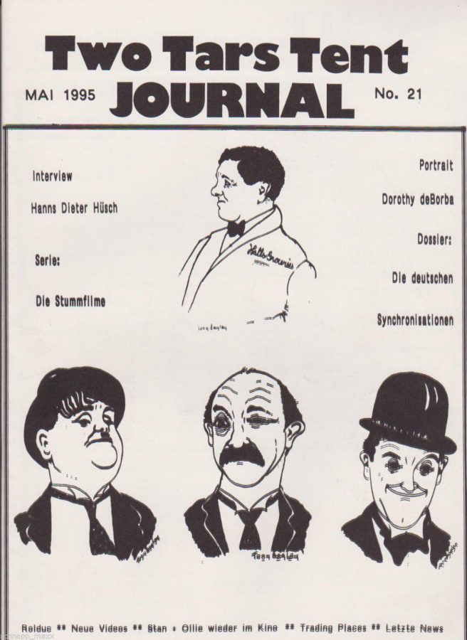 TWO TARS JOURNAL magazine side cover Issue 21 May 1995
