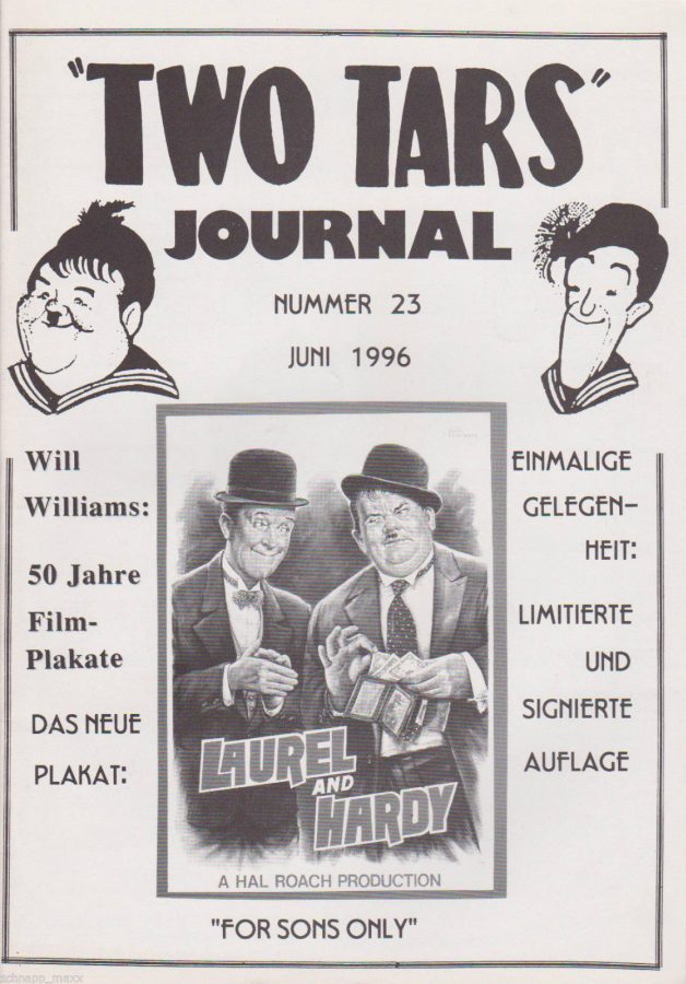 TWO TARS JOURNAL magazine side cover Issue 23 June 1996