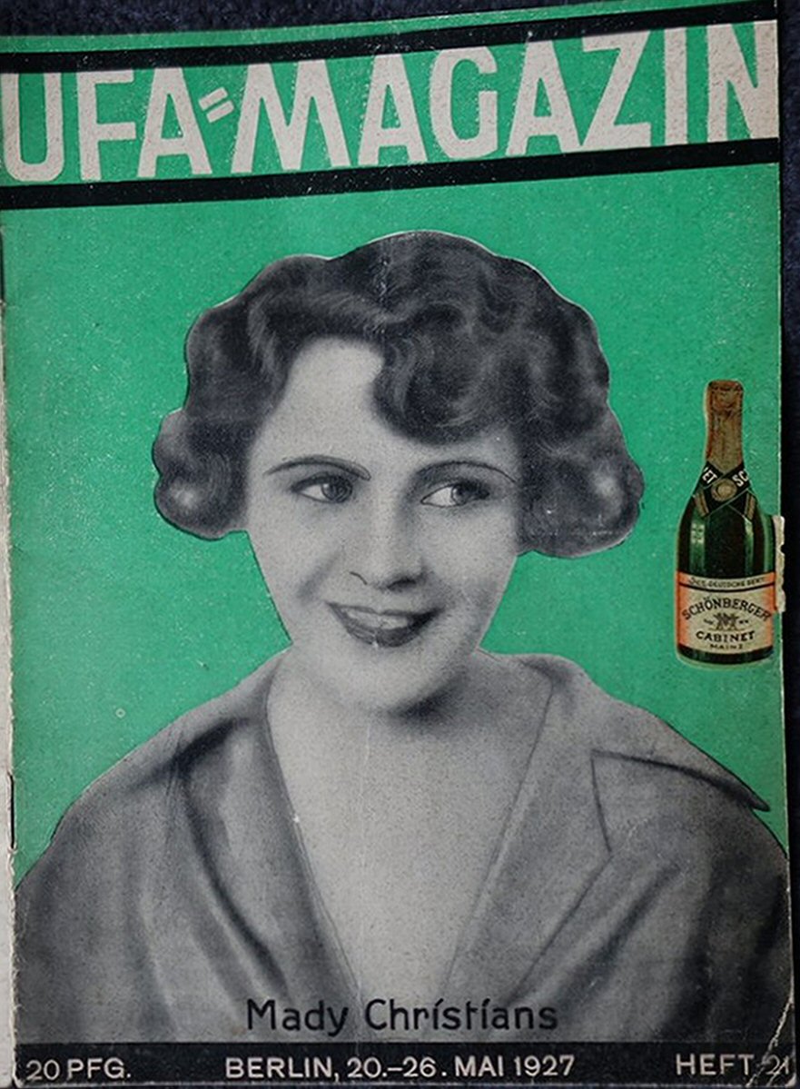 UFA-MAGAZIN magazine side cover Issue 21 20 May 1927