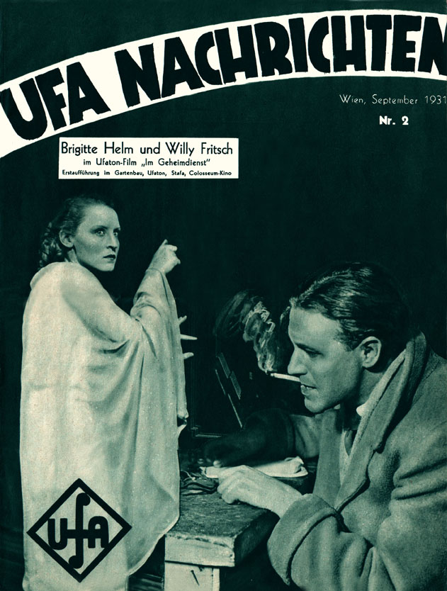 UFA NACHRICHTEN magazine side cover Issue 2  September 1931