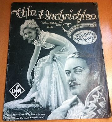 UFA NACHRICHTEN magazine side cover Issue 3  October 1931