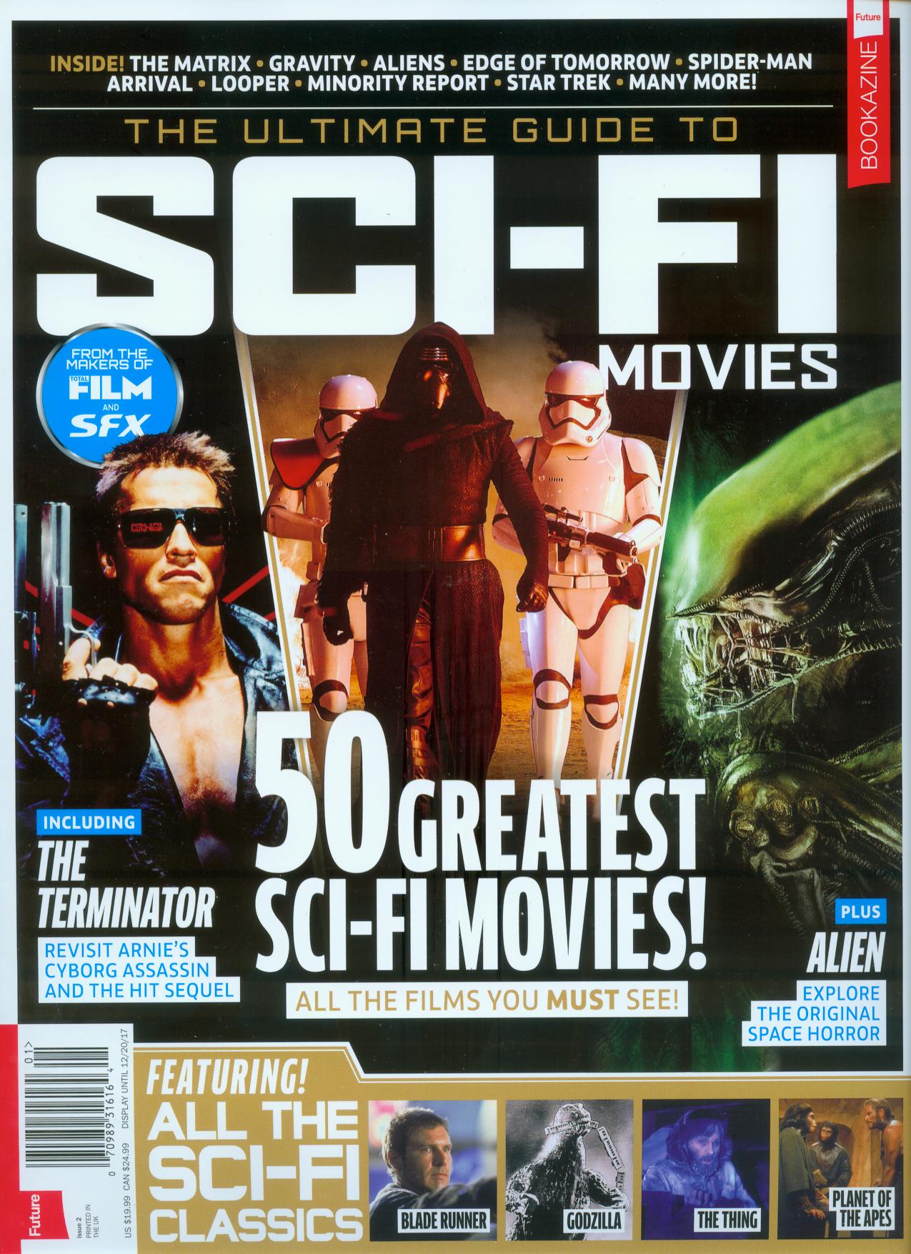 ULTIMATE GUIDE TO SCI-FI MOVIES magazine side cover  Revised edition   