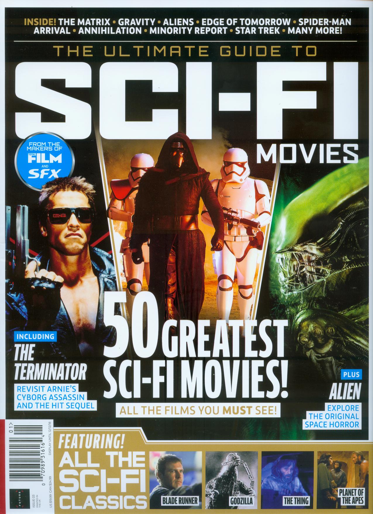 ULTIMATE GUIDE TO SCI-FI MOVIES magazine side cover  Revised edition   