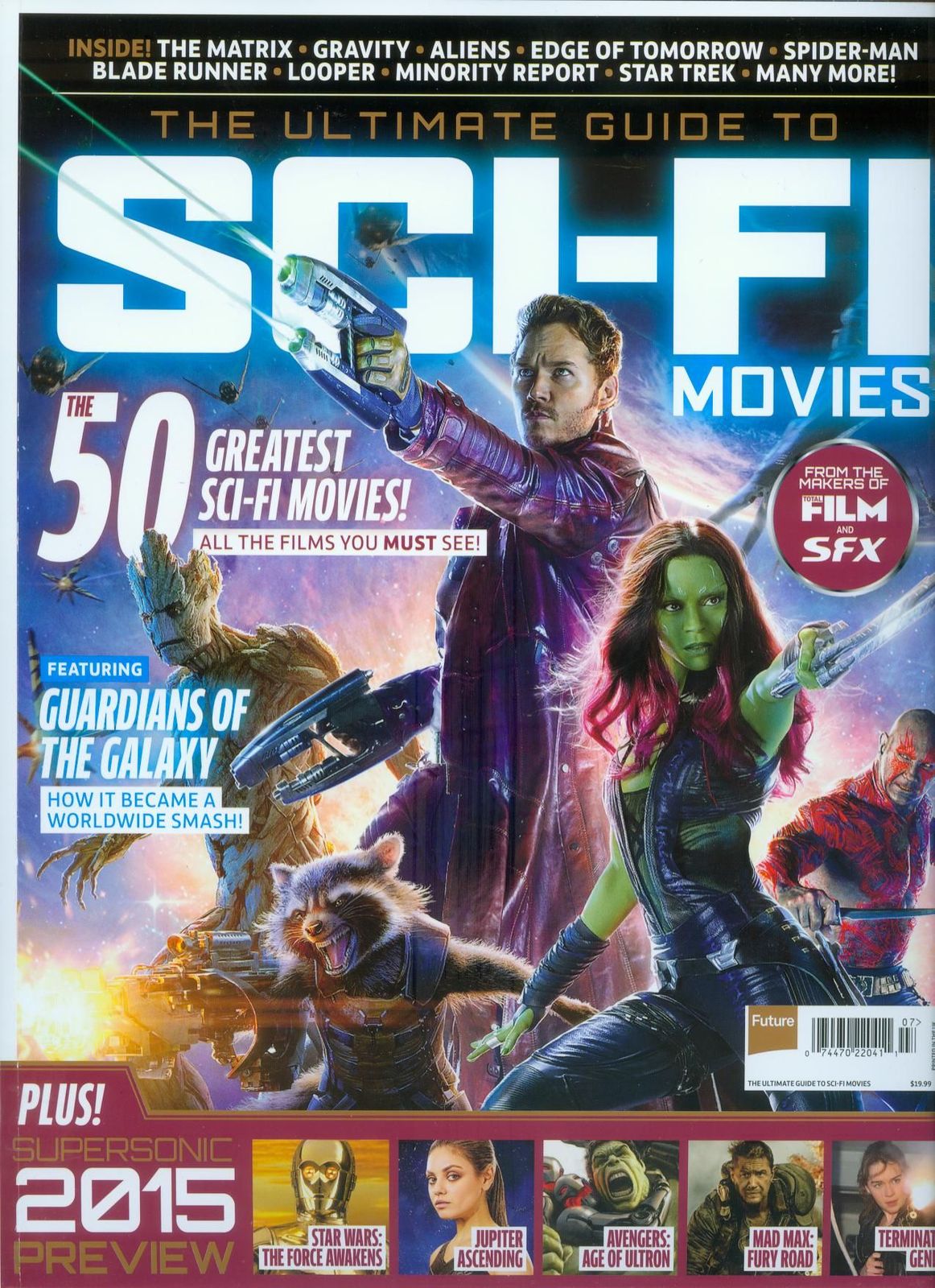 ULTIMATE GUIDE TO SCI-FI MOVIES magazine side cover   2015