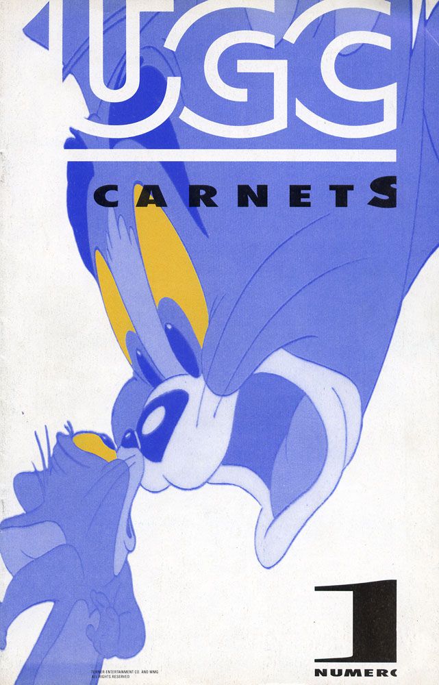 UGC CARNETS magazine side cover Issue 1 November 1992