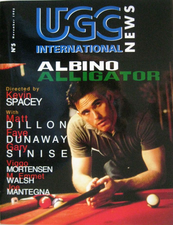 UGC INTERNATIONAL NEWS magazine side cover Issue 5 November 1995