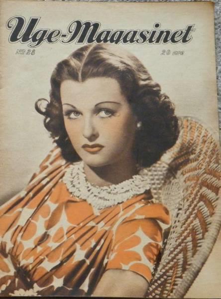 UGE-MAGASINET magazine side cover Issue 28  1940