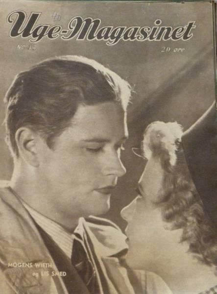 UGE-MAGASINET magazine side cover Issue 38  1940