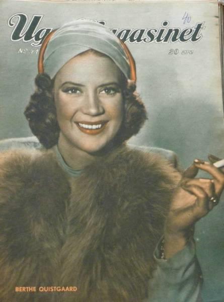UGE-MAGASINET magazine side cover Issue 41  1940