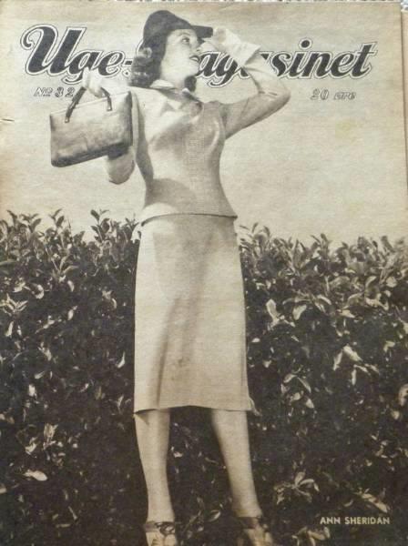 UGE-MAGASINET magazine side cover Issue 32  1942