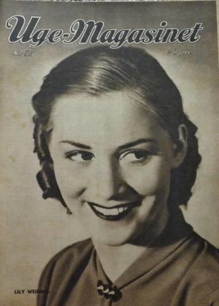 UGE-MAGASINET magazine side cover Issue 35  1942