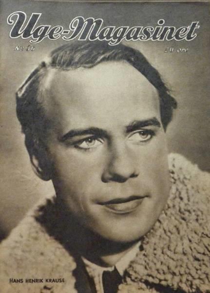 UGE-MAGASINET magazine side cover Issue 36  1942