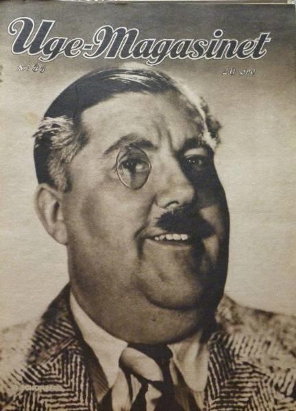 UGE-MAGASINET magazine side cover Issue 38  1942